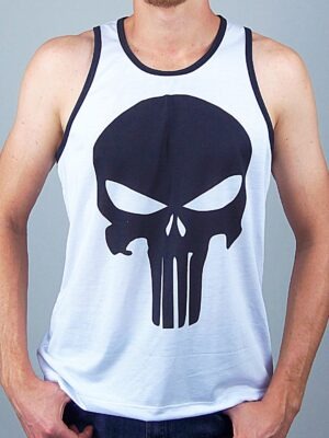 Camiseta Skul Caveira Regata Ringer Tee - No Sense