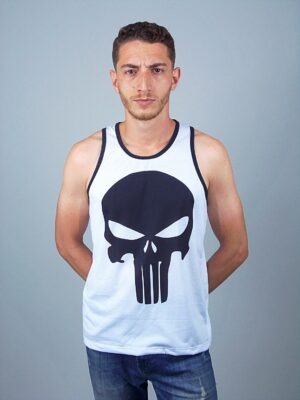 A - Camiseta Skul Caveira Regata Ringer Tee (1)