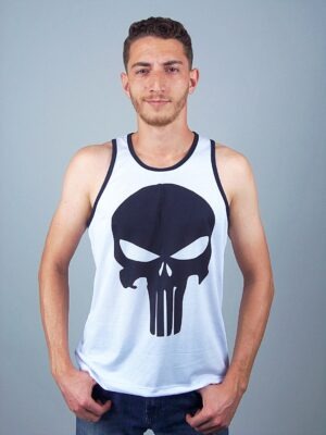 A - Camiseta Skul Caveira Regata Ringer Tee (2)
