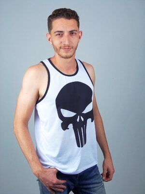 A - Camiseta Skul Caveira Regata Ringer Tee (3)