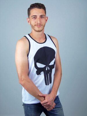 A - Camiseta Skul Caveira Regata Ringer Tee (4)