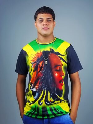 A_Camiseta Jamaica Bob Marley Leão África Modelo Slim (4)
