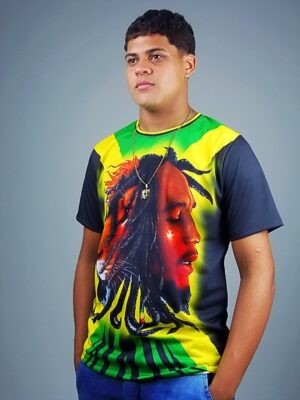 A_Camiseta Jamaica Bob Marley Leão África Modelo Slim (6)