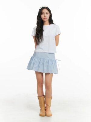 Babylook Lisa T-Shirt Básica Branca Tee (05)