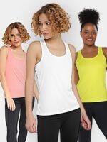 Babylook Regata Básica Remador Feminina Sem Estampa Cores - No Sense
