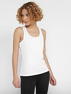 Babylook Regata Básica Remador Feminina Sem Estampa Cores - No Sense (3)