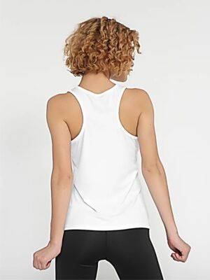 Babylook Regata Básica Remador Feminina Sem Estampa Cores - No Sense (5)