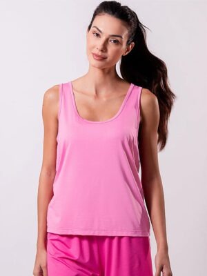 Babylook Regata Feminina Básica Sem Estampa Lisa Cores (10)