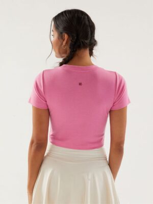 Blusa Barbie Rosa Cropped Soltinha Crop Top Larguinha (4)