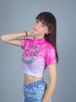 Blusa Canelado Barbie Come On Gola Alta_ (3)