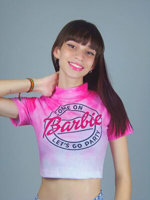 Blusa Canelado Barbie Come On Gola Alta_ (6)