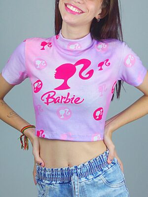 Blusa Canelado Barbie Gola Alta - TOTAL - No Sense