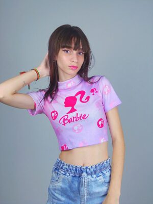 Blusa Canelado Barbie Gola Alta_ (3)
