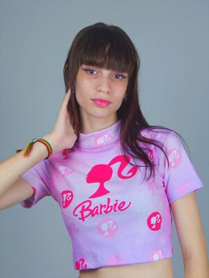 Blusa Canelado Barbie Gola Alta_ (8)