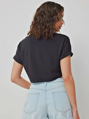 Blusa Cropped 100% Algodão Com Bolso Soltinho (8)