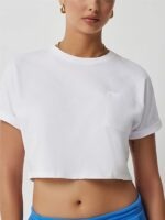 Blusa Cropped 100% Algodão Tank Branco Com Bolso - No Sense