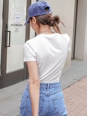 Blusa Cropped 100% Algodão Tank Branco Liso Sem Estampa (7)