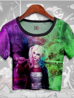Blusa Cropped Alerquina Harley Quinn Dry Fit Soltinha - TOTAL - NO SENSE (1)