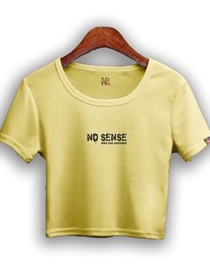 Blusa Cropped Amarelo No Sense Soltinha (4)