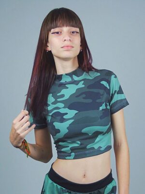Blusa Cropped Camuflado Gola Alta_ (3)