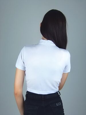 Blusa Cropped Canelado Gola Alta Lisa Sem Estampa (5)