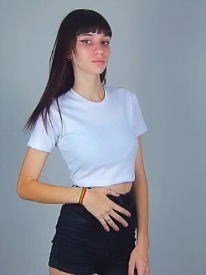 Blusa Cropped Canelado Lisa Sem Estampa (5)
