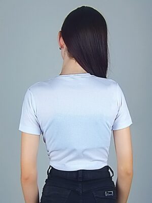 Blusa Cropped Canelado Lisa Sem Estampa (7)