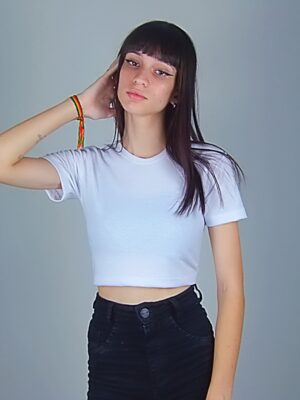 Blusa Cropped Canelado Lisa Sem Estampa (8)