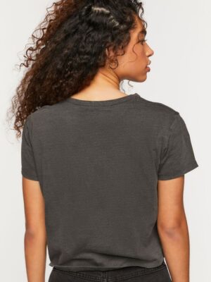 Blusa Cropped Com Bolso Tank Cinza Chumbo Soltinha - No Sense (3)