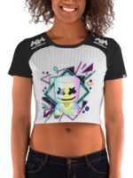 Blusa Cropped Marshmello DJ Marshmello - TOTAL - NO SENSE