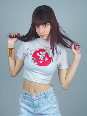 Blusa Cropped Estampa Oriental Canelado Gola Alta_ (1)