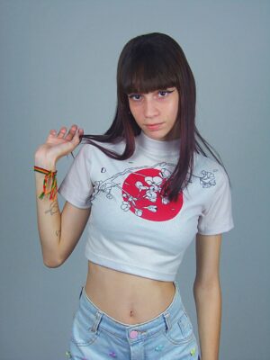 Blusa Cropped Estampa Oriental Canelado Gola Alta_ (4)