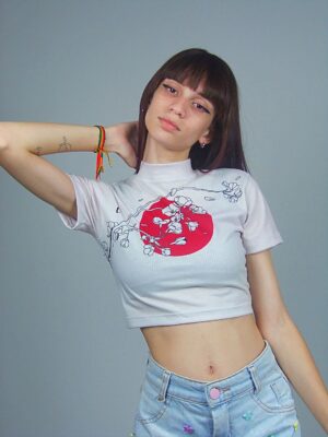 Blusa Cropped Estampa Oriental Canelado Gola Alta_ (7)