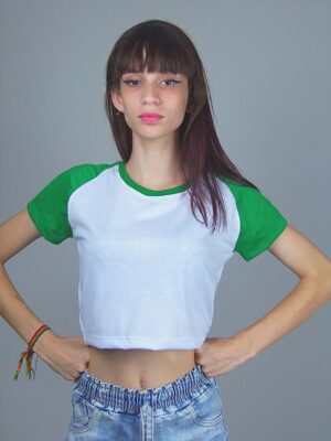 Blusa Cropped Raglan Verde Bandeira (7)
