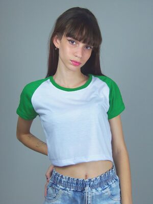 Blusa Cropped Raglan Verde Bandeira (8)