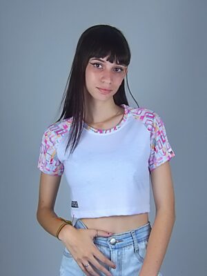 Blusa Cropped Raglan doodle Estampada (6)
