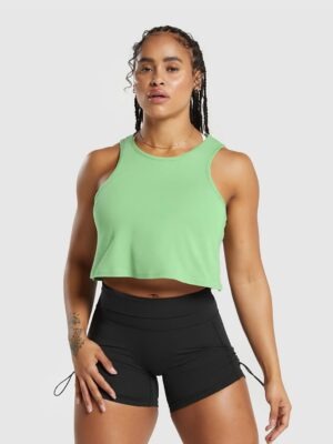 Blusa Cropped Regata Outfit Workout Soltinha Cores (12)