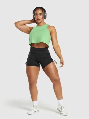 Blusa Cropped Regata Outfit Workout Soltinha Cores (13)