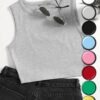 Blusa Cropped Regata Soltinha Tank Tee Cores - No Sense