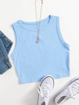 Blusa Cropped Regata Soltinha Tank Tee Cores (10)