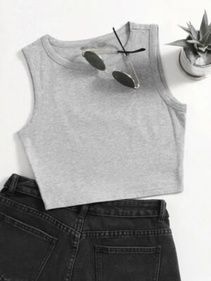Blusa Cropped Regata Soltinha Tank Tee Cores (15)