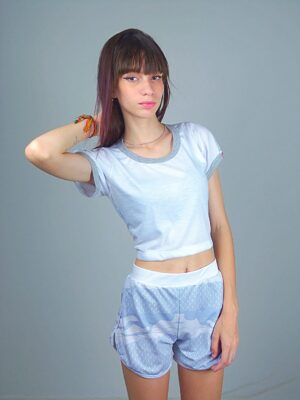 Blusa Cropped Ringer tee Cinza Mescla Soltinha Lisa Sem Estampa_ (6)