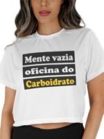 Blusa Cropped Soltinha Tank Fitness Gym Carboidrato - No Sense