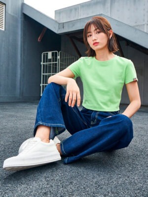 Blusa Cropped Verde Lisa Soltinho Sem Estampa - No Sense (3)