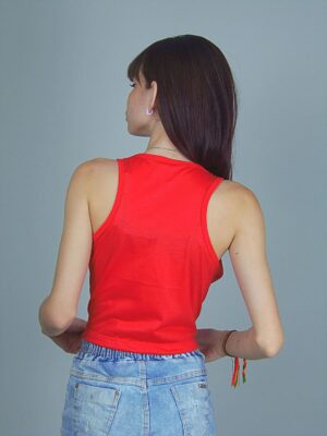 Blusa Cropped Vermelho Regata Soltinha Crop Top Tank Tee_ (7)