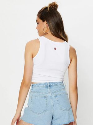 Blusa Pimenta Power Cropped Regata Crop Top Soltinha (3)
