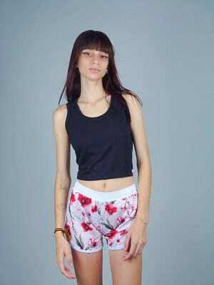Blusa Preto Cropped Regata Soltinha Crop Top Tank (3)