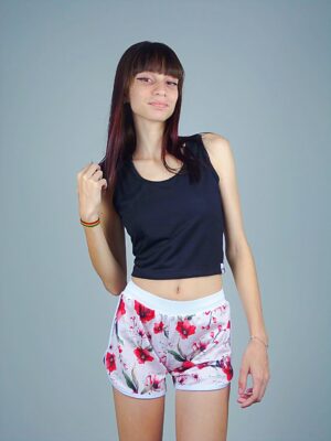 Blusa Preto Cropped Regata Soltinha Crop Top Tank (7)