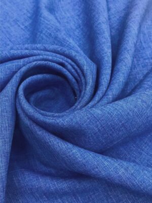 Blusinha Cropped Azul Mesclado Manga Curta Gola Redonda Soltinho (7)