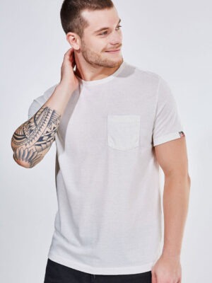 Camiseta 100% Algodão Slim Tee Com Bolso - No Sense (3)